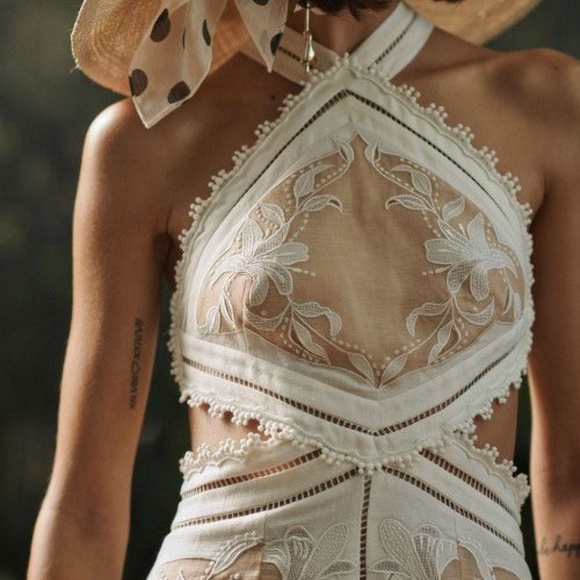 Ultra rare 🦄🔥 Zimmermann Lily Corsage Midi Dress - Picture 4 of 10